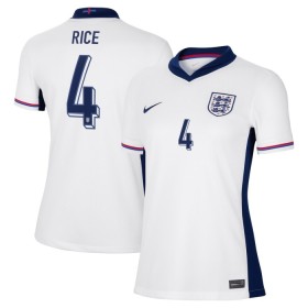 Anglie Rice 4 Domácí ME 2024 - Dámské Fotbalové Dresy (S/S)